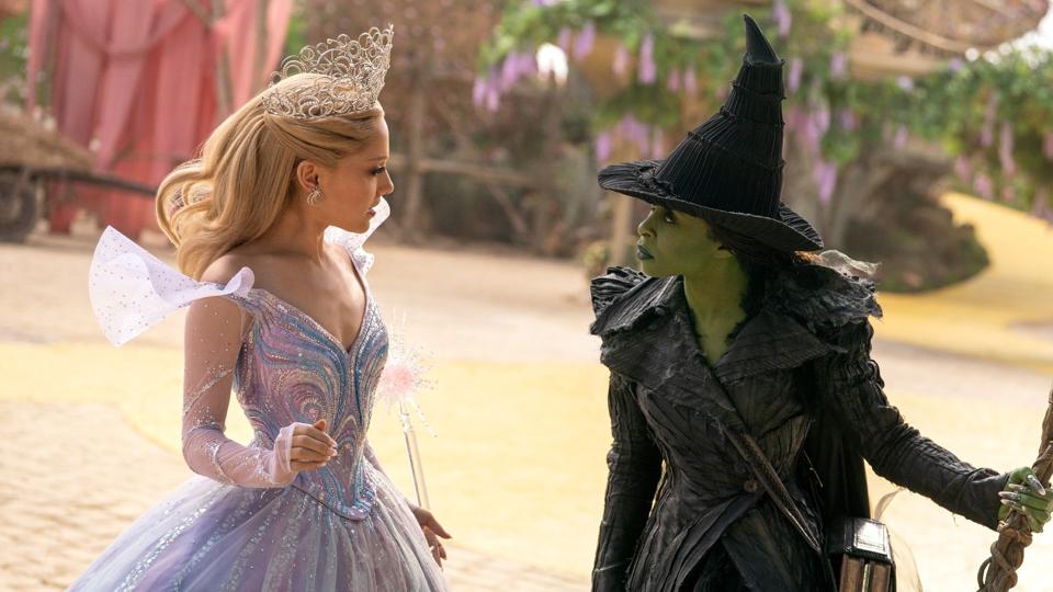 Ariana Grande and Cynthia Erivo in "Wicked: For Good."