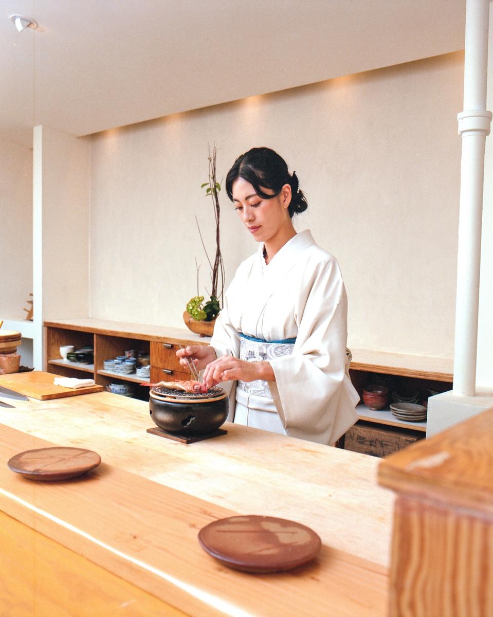 Nozomi Mori, chef-owner of Mori Nozomi