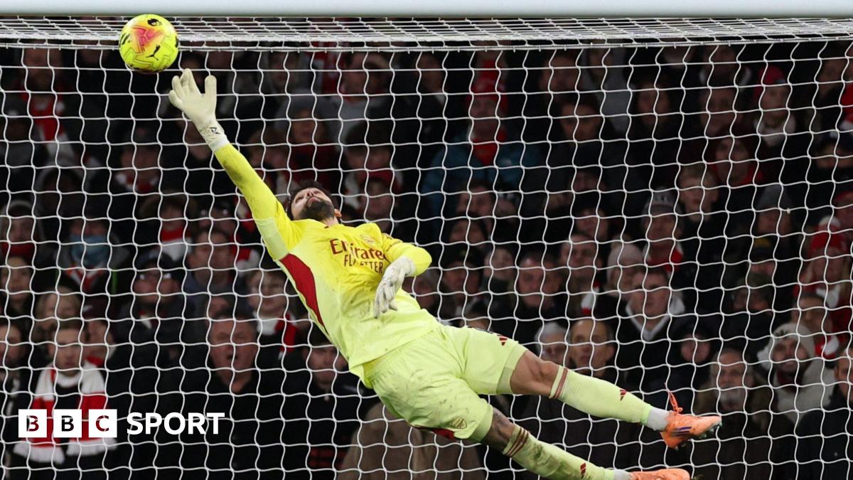 Arsenal 2-1 Brighton: David Raya save keeps Gunners top of table